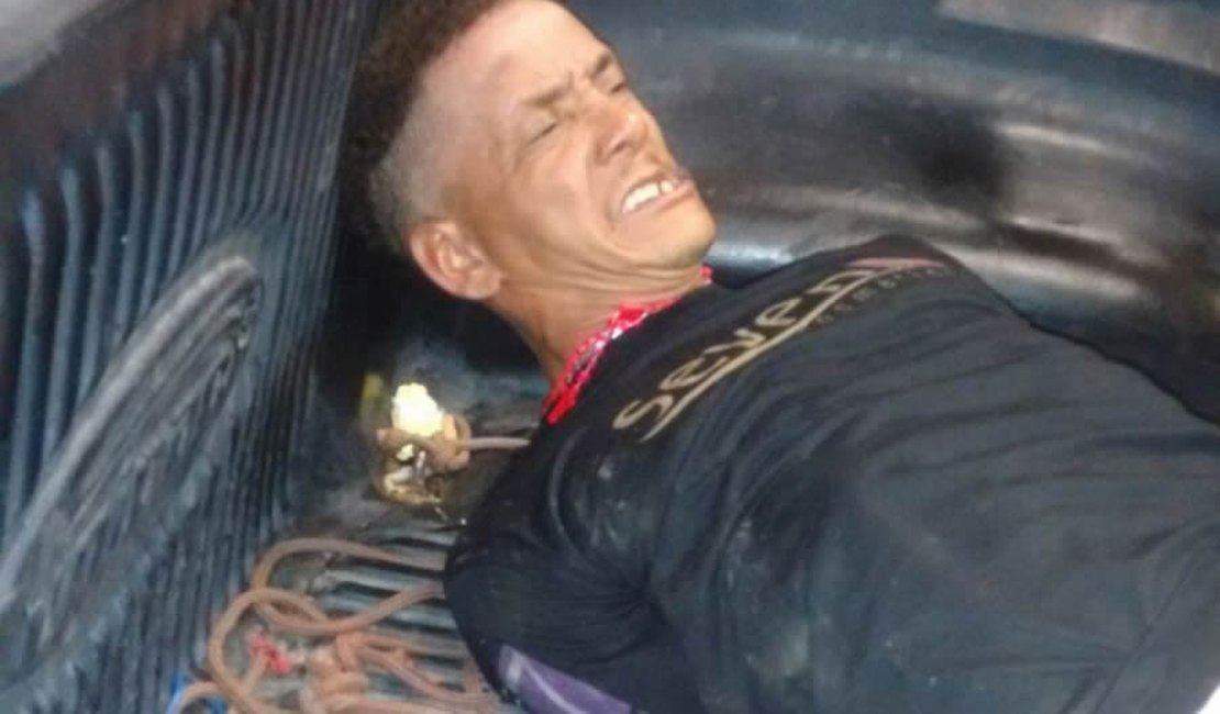 Suspeito de roubo troca tiros com Força Tática e é baleado, em Arapiraca