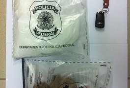 PF prende dois suspeitos e apreende 2 kg de cocaína em AL