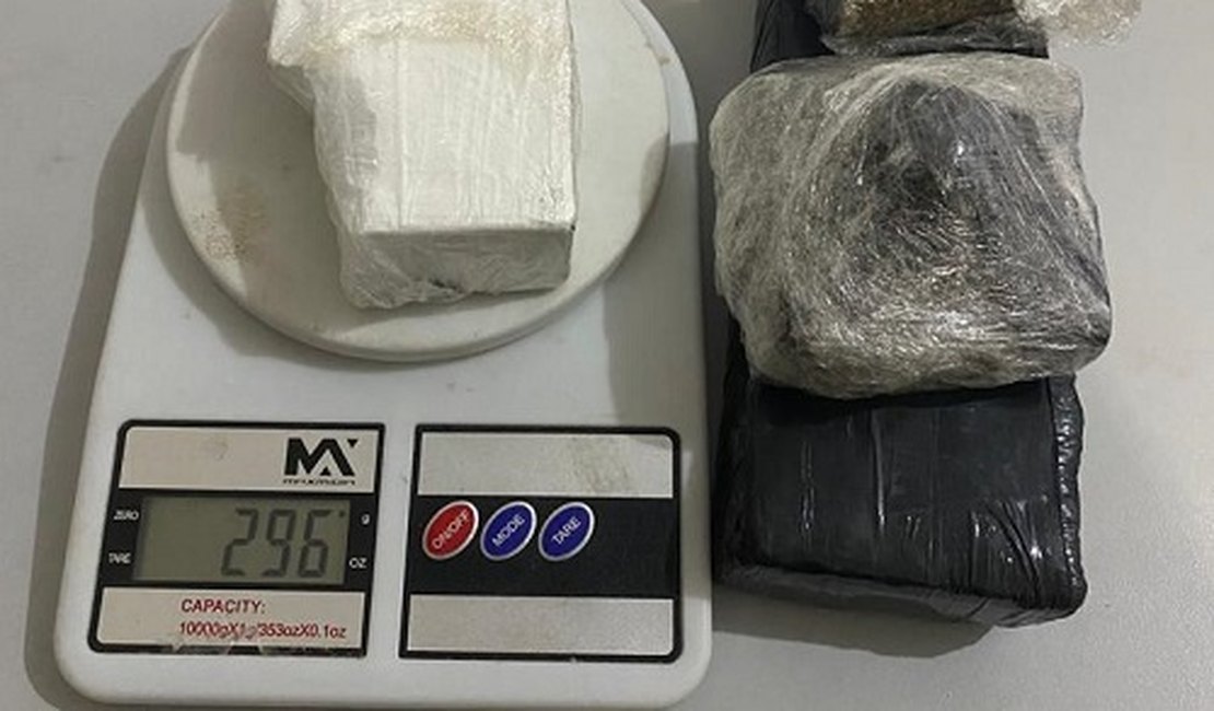 Agentes do CISP de Girau do Ponciano prendem 'usuário' com mais de 1kg de droga escondida em guarda-roupas