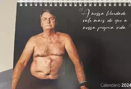 Eduardo Bolsonaro lança calendário do pai sem camisa e com pôster por R$ 59,90