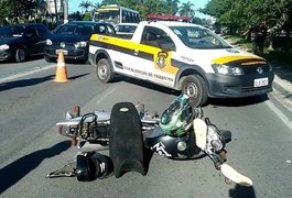 Motociclista morre em acidente na Durval de Góes Monteiro, em Maceió