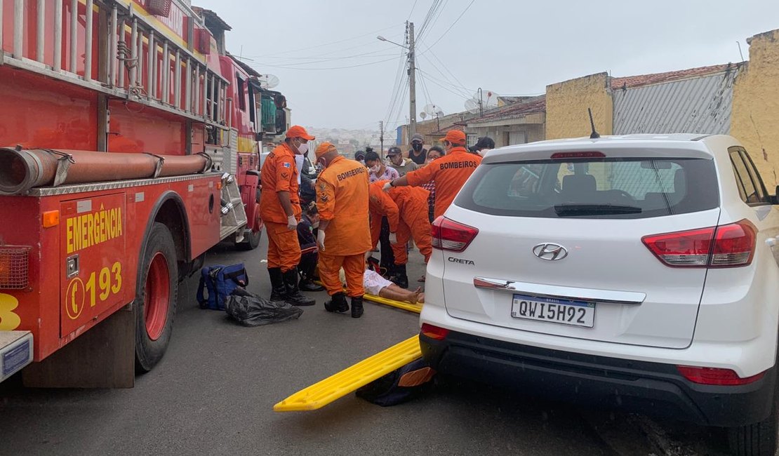 Colisão envolvendo duas motocicletas deixa condutores feridos na BR-101, em Messias