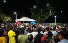 Prefeitura de Traipu inaugura praça e área de lazer da fonte do Sítio Palhaço