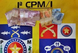 PM apreende casal de adolescentes com drogas em São Miguel dos Campos