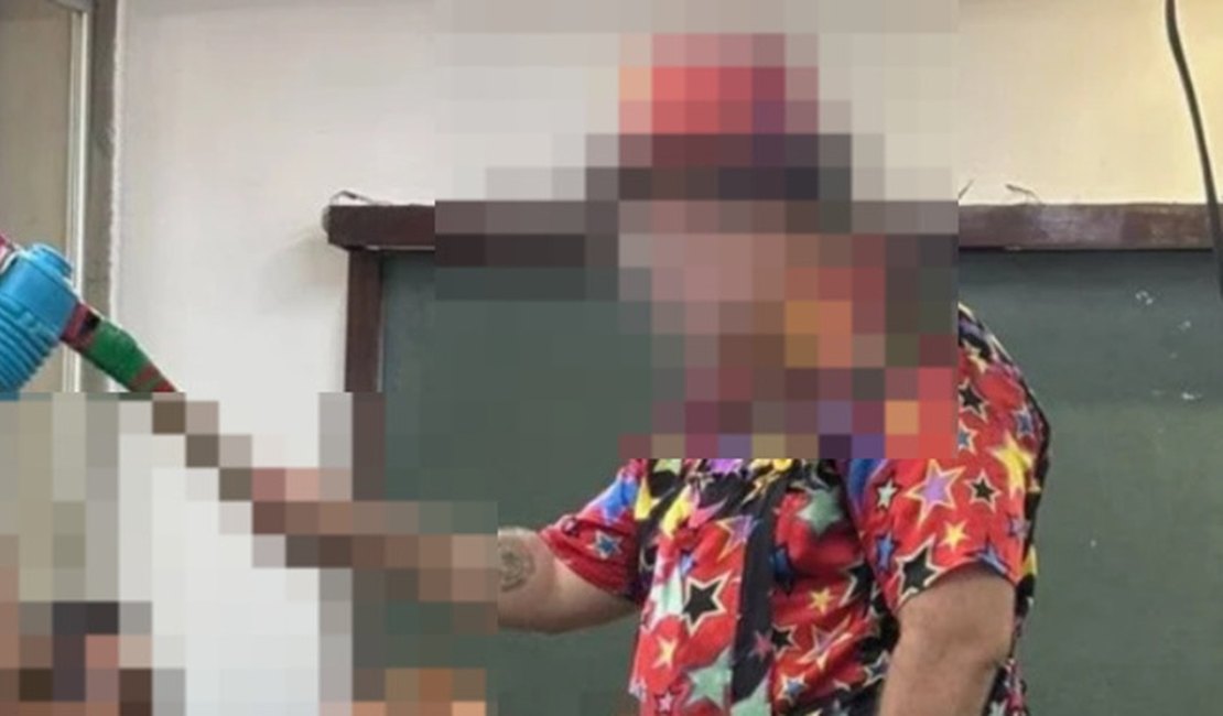 Vestido de palhaço, homem entra em salas de aula e importuna sexualmente alunos e professores na Ufal, em Maceió