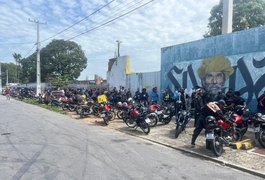Motoboys se mobilizam em Maceió por melhores condições de trabalho