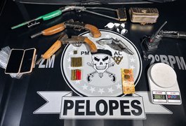 2º BPM PELOPES realiza duas prisões por porte ilegal de arma e tráfico em Murici e União dos Palmares