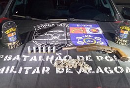 8º Batalhão Prende Homem Por Tráfico De Drogas E Porte Ilegal De Arma Em Rio Largo