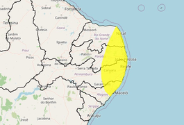 Inmet amplia alerta e coloca quatro cidades de Alagoas em risco de chuvas intensas
