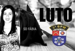 PM divulga horário de sepultamento de soldado Fábia, encontrada morta em Girau do Ponciano