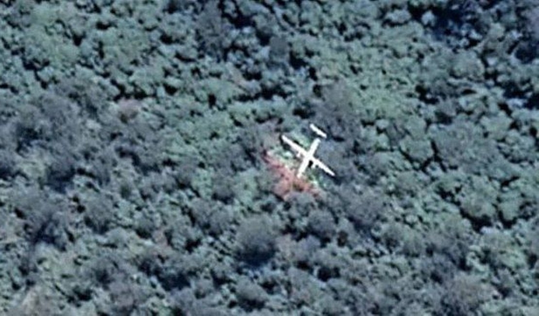 Avião 'fantasma' é achado no meio de floresta pelo Google Maps