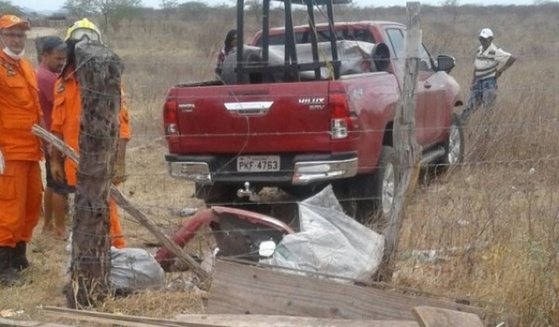 Carroceira de 68 anos morre esmagada por caminhonete na AL 220