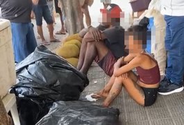 Homem e mulher são presos com arma de fogo no Mercado Público de Arapiraca