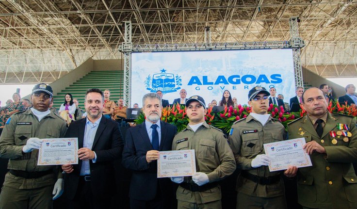 Segurança em Alagoas é reforçada com a formatura de 923 policiais militares