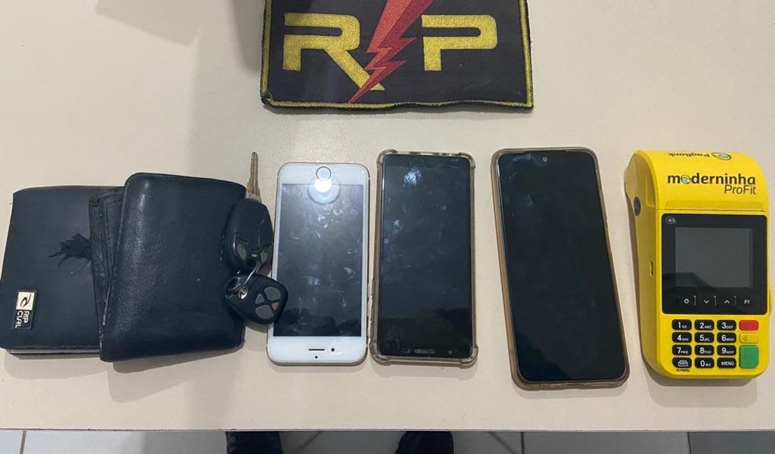 Trio é preso em flagrante após cometer assaltos em Arapiraca