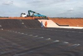 Central de Tratamento de Resíduos Sólidos recebe manta de impermeabilização do solo