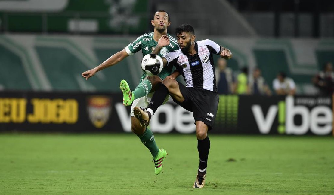 Palmeiras e Santos empatam em reedição da final da Copa do Brasil