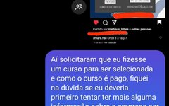 Vaga falsa de emprego em Arapiraca