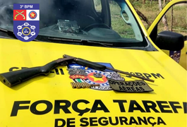 Homem de 24 anos é preso com arma de fogo após ameaçar a companheira e populares na zona rural de Craíbas