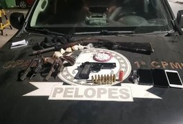 Em uma semana, PM retira das ruas quase 60 armas de fogo em Alagoas