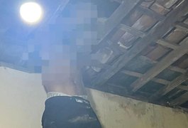 Homem fica preso em telhado enquanto tentava invadir casa para furtar, em Batalha