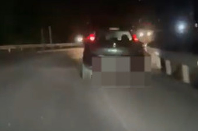 VÍDEO: Motorista faz zigue-zague na pista antes de se envolver em colisão em Satuba