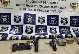 Operação apreende grupo suspeito de tráfico de entorpecentes no Agreste