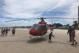 Uma pessoa é retirada do mar e outra segue desparecida após afogamento na Praia da Avenida