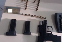 PM e alunos do CFP prendem suspeito e apreendem arma de fogo em Penedo