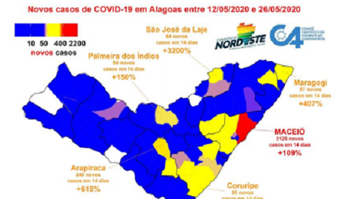 Comitê Científico recomenda lockdown para a cidade de Arapiraca