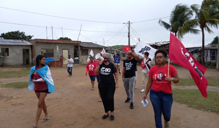 Em ato na periferia de Maceió, Unidade Popular acusa Bolsonaro de discurso golpista