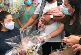 Mulher recebe alta após dar à luz e ser entubada no Hospital Regional de Arapiraca