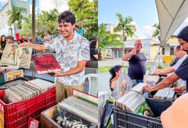De graça na praça: 5ª Feira de Discos de Arapiraca amplia oferta de expositores e bandas
