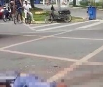 Idoso tem cabeça esmagada por caminhão quando pilotava cinquentinha em frente à Ufal
