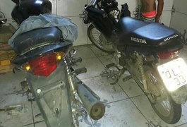 PM recupera motocicletas roubadas em União dos Palmares