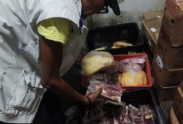 100 kg de alimentos estragados são apreendidos em laticínio de Maceió