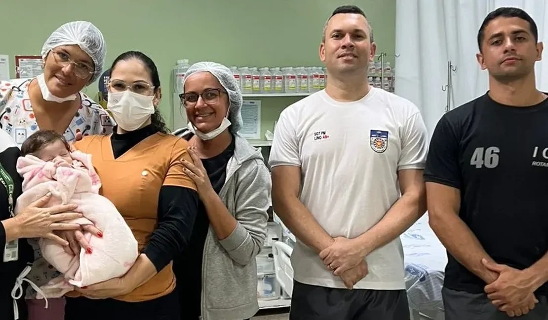 Agentes do BPRv salvam bebê de 2 meses, vítima de engasgo em Arapiraca﻿