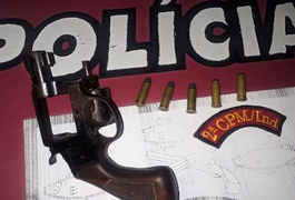 Durante as festividades de Carnaval, PM de Campestre apreende adolescente portando arma