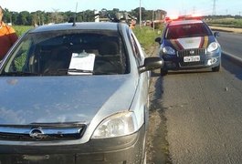 Polícia Rodoviária Federal recupera caminhonete roubada, Messias