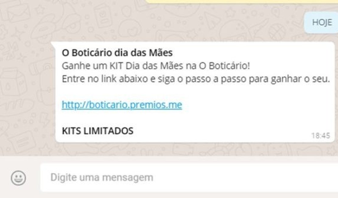 Cibercriminosos usam promoção falsa d'O Boticário de Dia das Mães para roubar dados