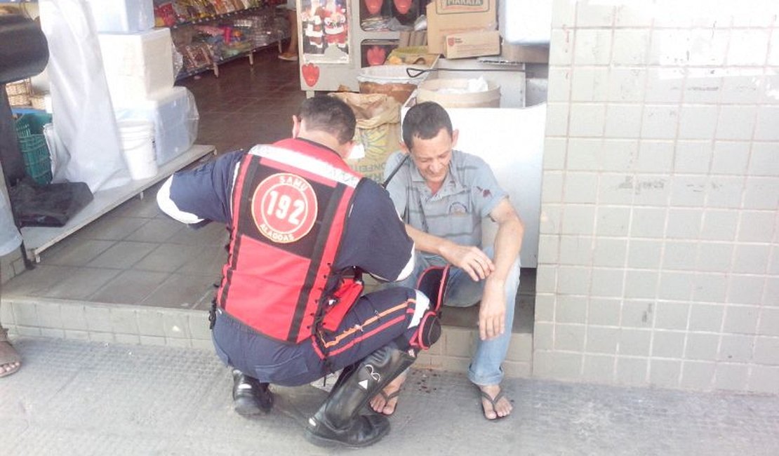 Homem é atropelado no Centro de Arapiraca