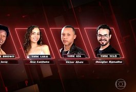 Izzra, Ana Canhoto, Victor Alves e Douglas Ramalho estão na final do The Voice