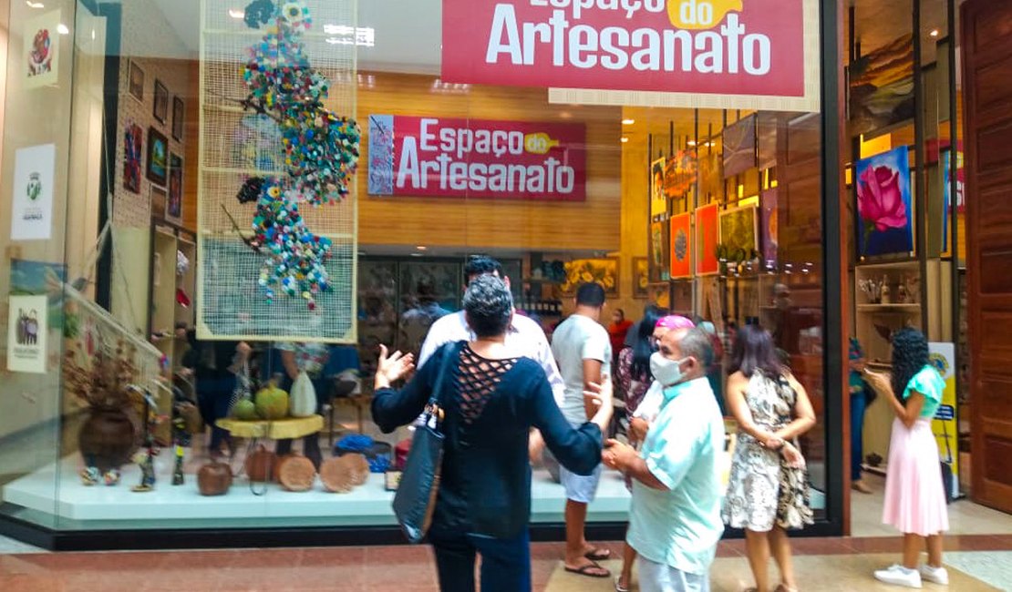 Vídeo. Arapiraca ganha belíssimo espaço de artesanato no shopping