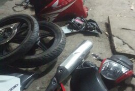 Mulher é presa e adolescente apreendido com peças de moto roubada em Arapiraca