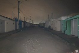 Moradores de bairros de Arapiraca e Coité do Nóia estão há várias horas sem energia elétrica