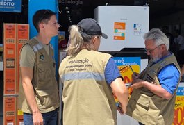 Fiscalização notifica 45 lojas do Centro de Arapiraca por poluição sonora