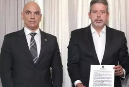 Ministro Alexandre de Moraes convida deputado Arthur Lira para acompanhar apuração dos votos na sede do TSE