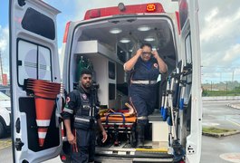 Samu salva vítima de queda de moto com traumatismo cranioencefálico grave em São Miguel dos Milagres