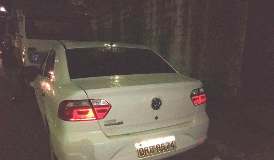 Carro usado em assalto a militar alagoana é encontrado pela polícia de PE