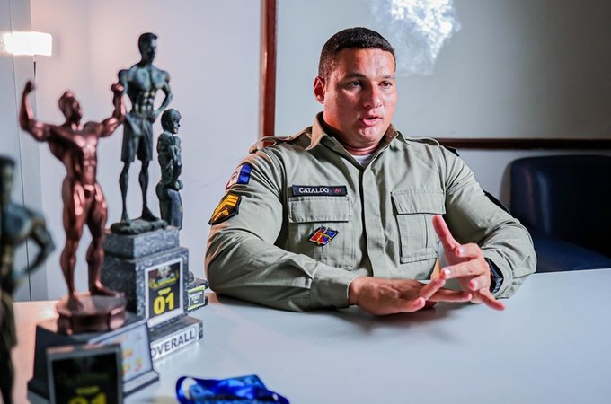 A epopeia do sargento alagoano que une a farda e o fisiculturismo por meio da disciplina